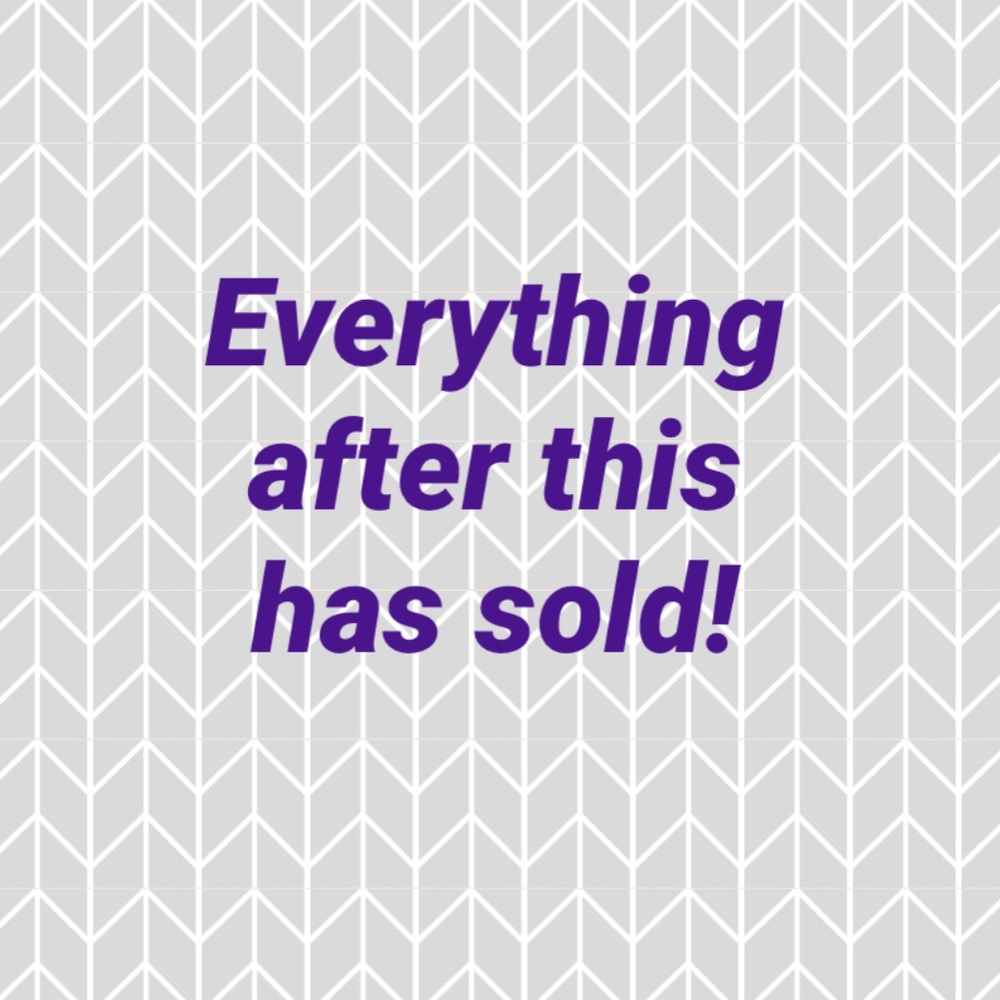 Thank you! After this has sold!
