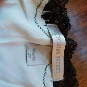 Black and white lingerie