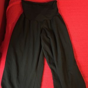 Motherhood maternity black stretchy dress pants