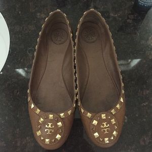 Tory Butch studded flats, rare 7.5