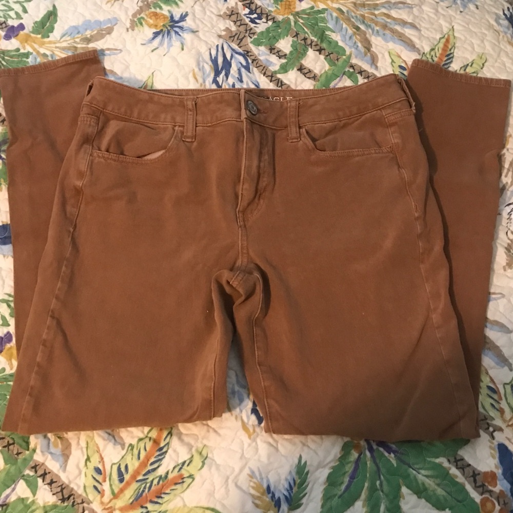 AEO Gold Jeggings