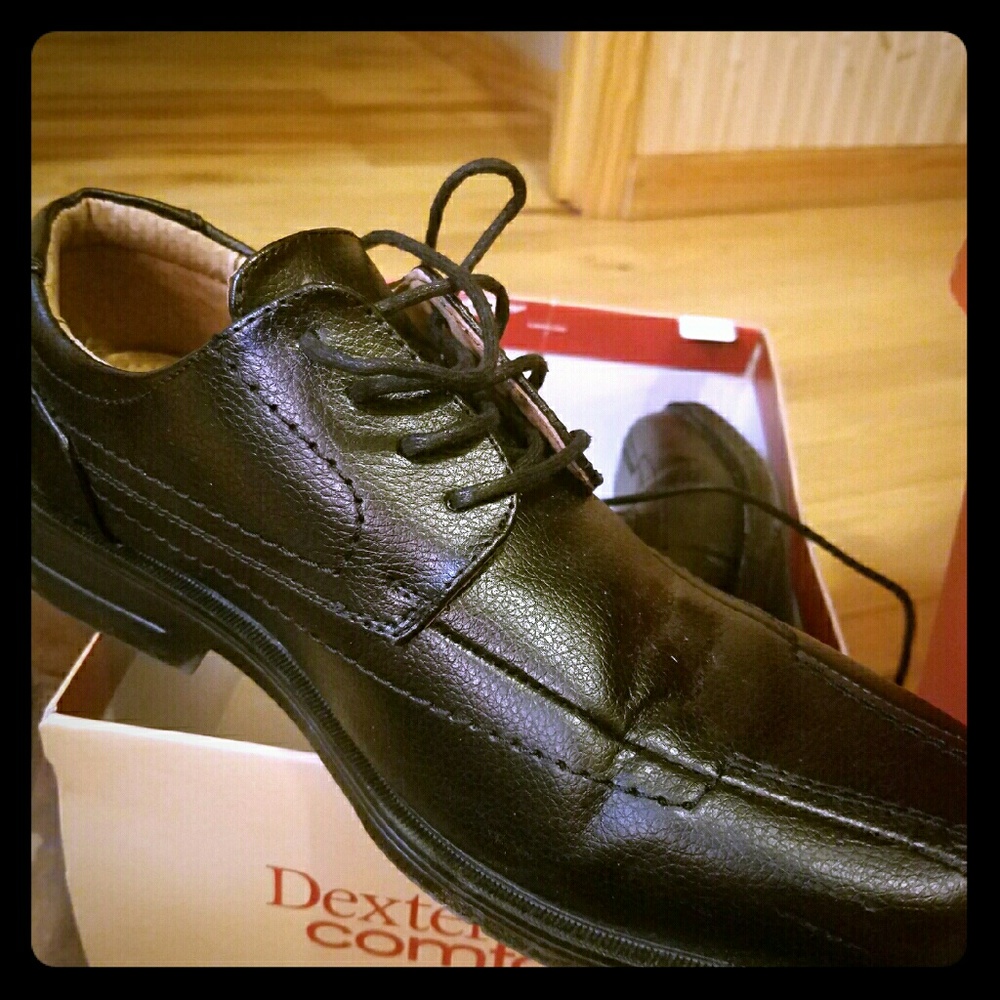 Men's Dexter Black Lace Oxford