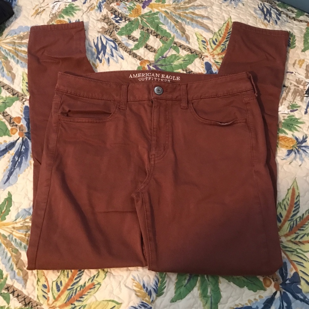 AEO Rust Jeggings