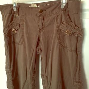 Nori vintage casual pants army green
