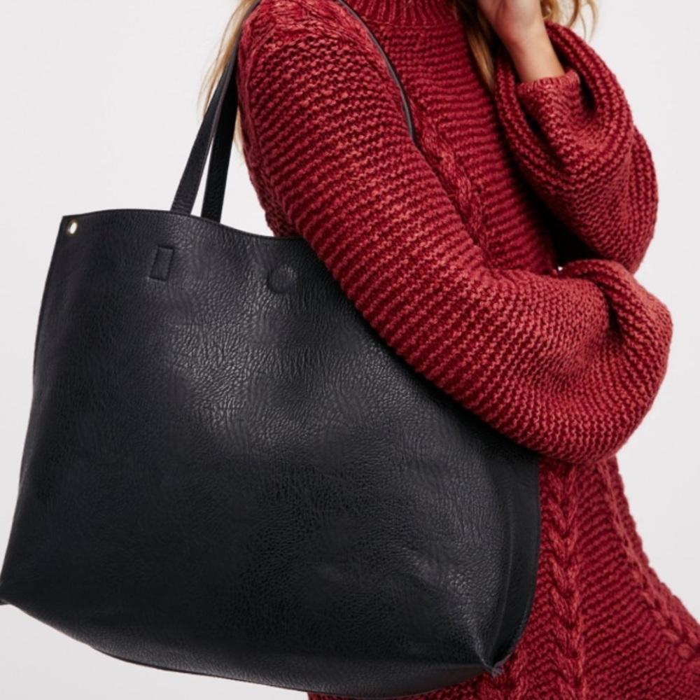 Free People Slouchy Vegan Tote