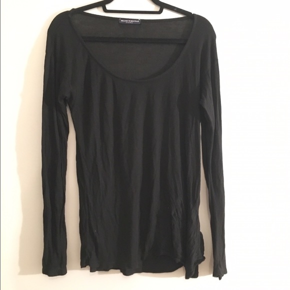 Brandy Melville Tops - Last Chance!! Brandy Melville Black Shirt