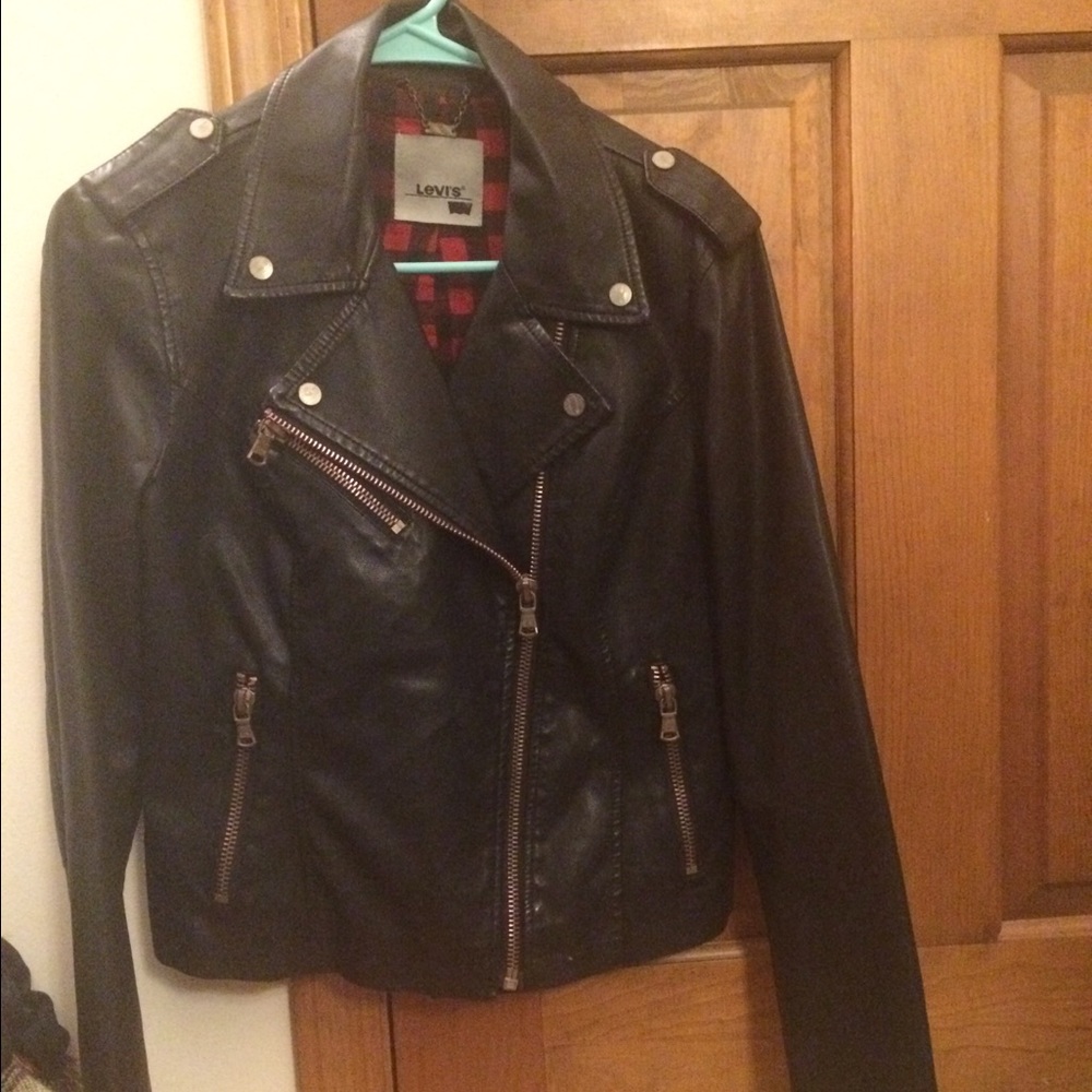 Levis faux leather Moto jacket