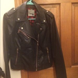 Levis faux leather Moto jacket