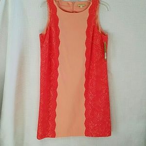 Tangerine/ orange lace dress
