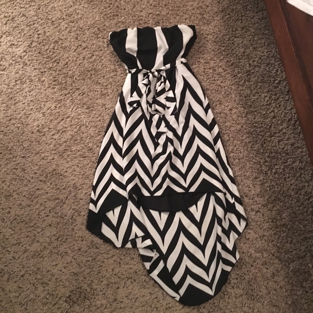 Black and white dress