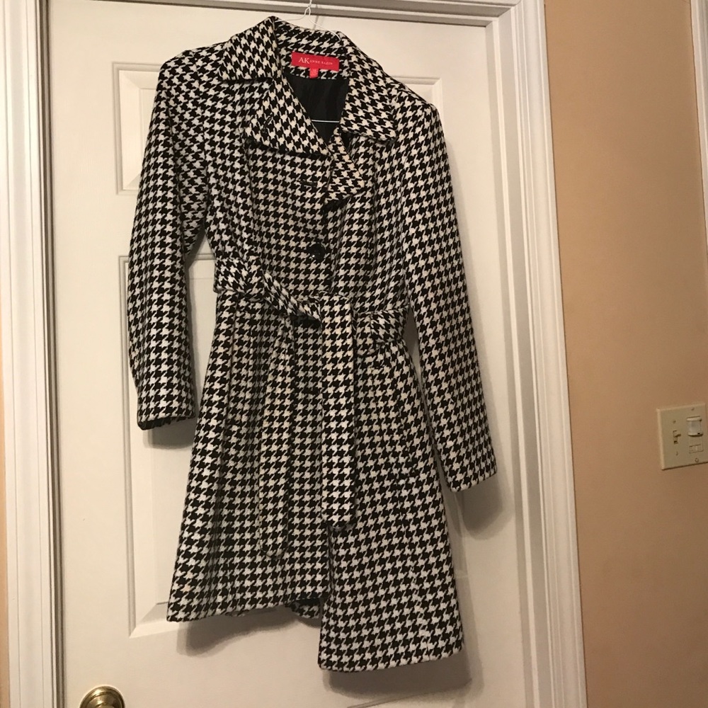 Anne Klein Houndstooth Coat