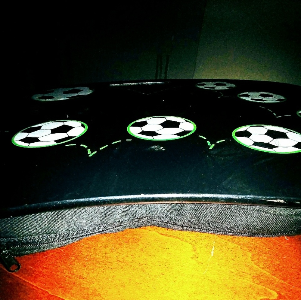 Three Cheers Soccer Lapdesk with zip pocket