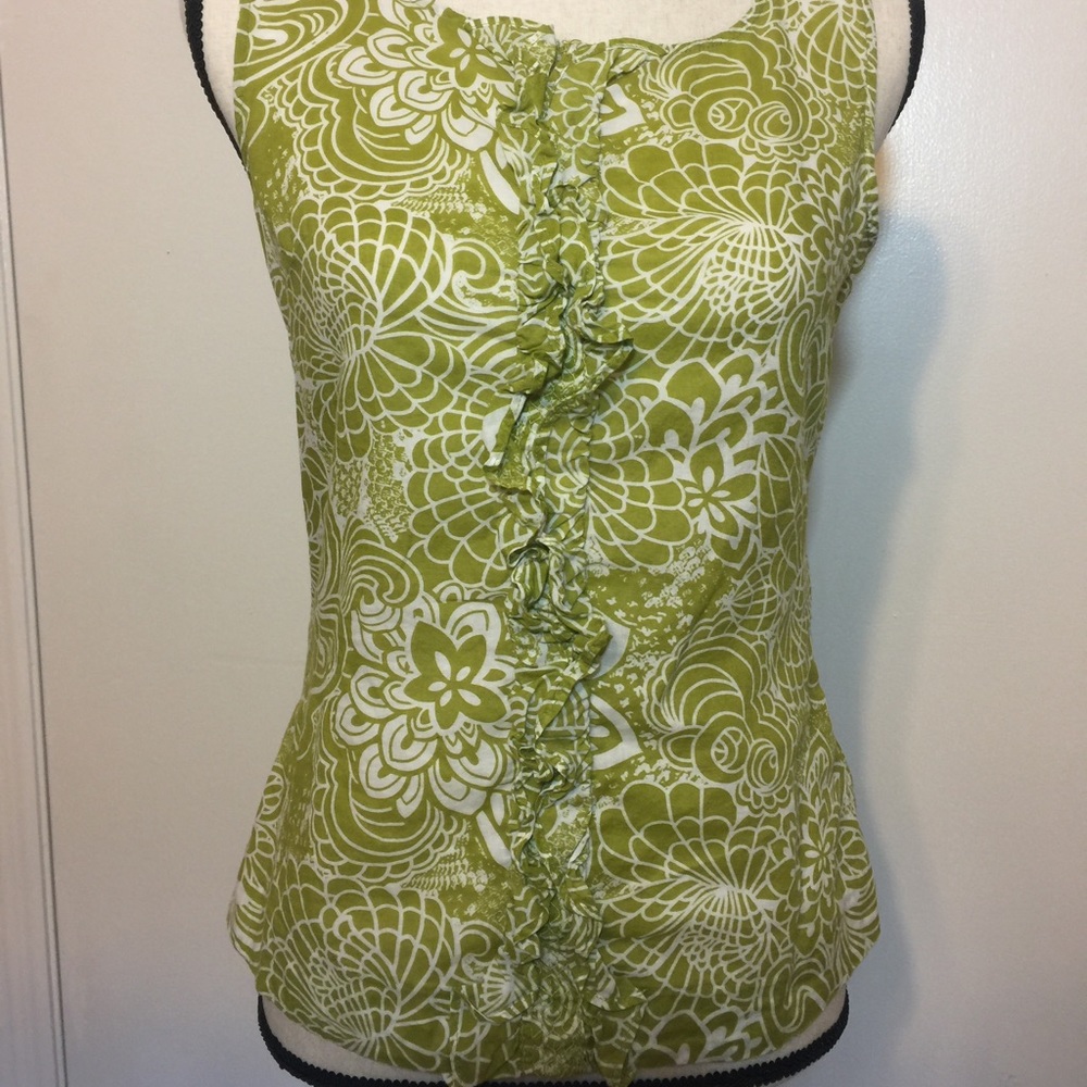 Banana Republic Blouse side zip size 2