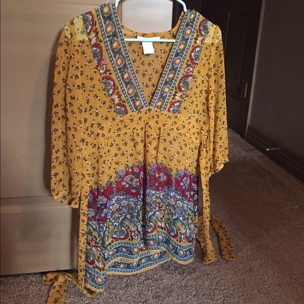 Charlotte Ruse Hippie Paisley Tunic