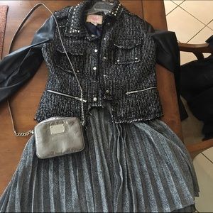 Silver Michael Kors cross body