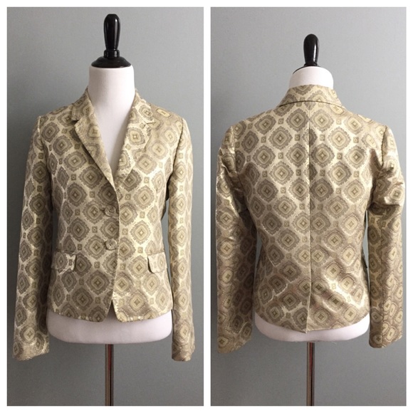 J. Crew Collection metallic blazer - Picture 1 of 4