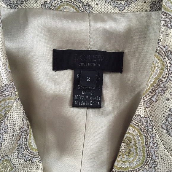 J. Crew Collection metallic blazer - Picture 3 of 4