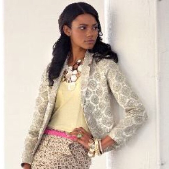 J. Crew Collection metallic blazer - Picture 4 of 4
