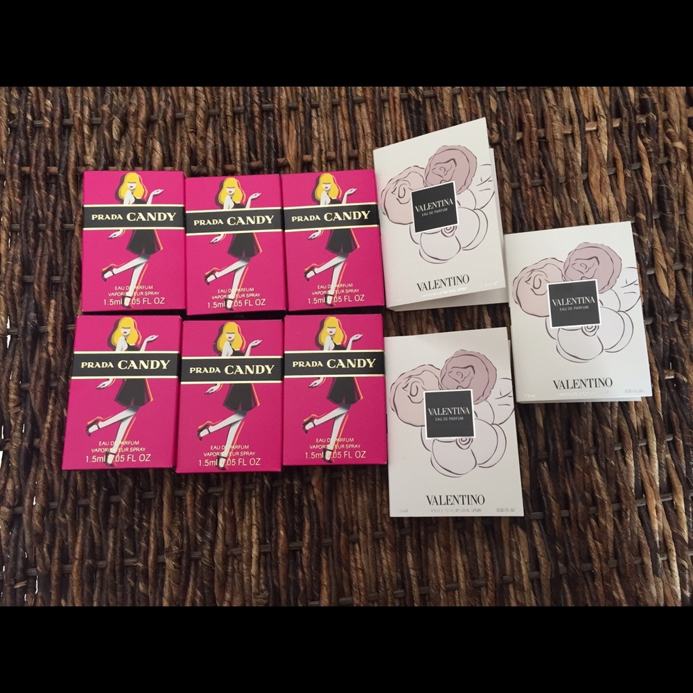 PRADA Candy and Valentina perfume samples
