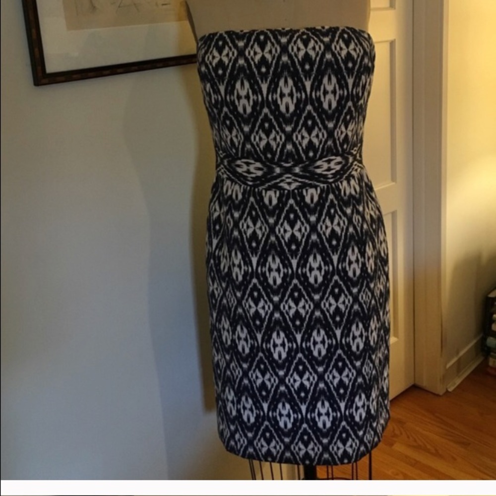 Banana Republic Ikat Strapless Dress