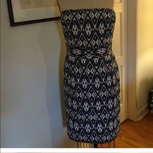 Banana Republic Ikat Strapless Dress