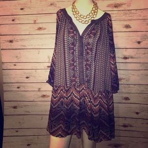 Patterned tunic dress FINAL PRICE!