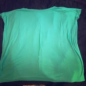 Green polo short sleeve shirt