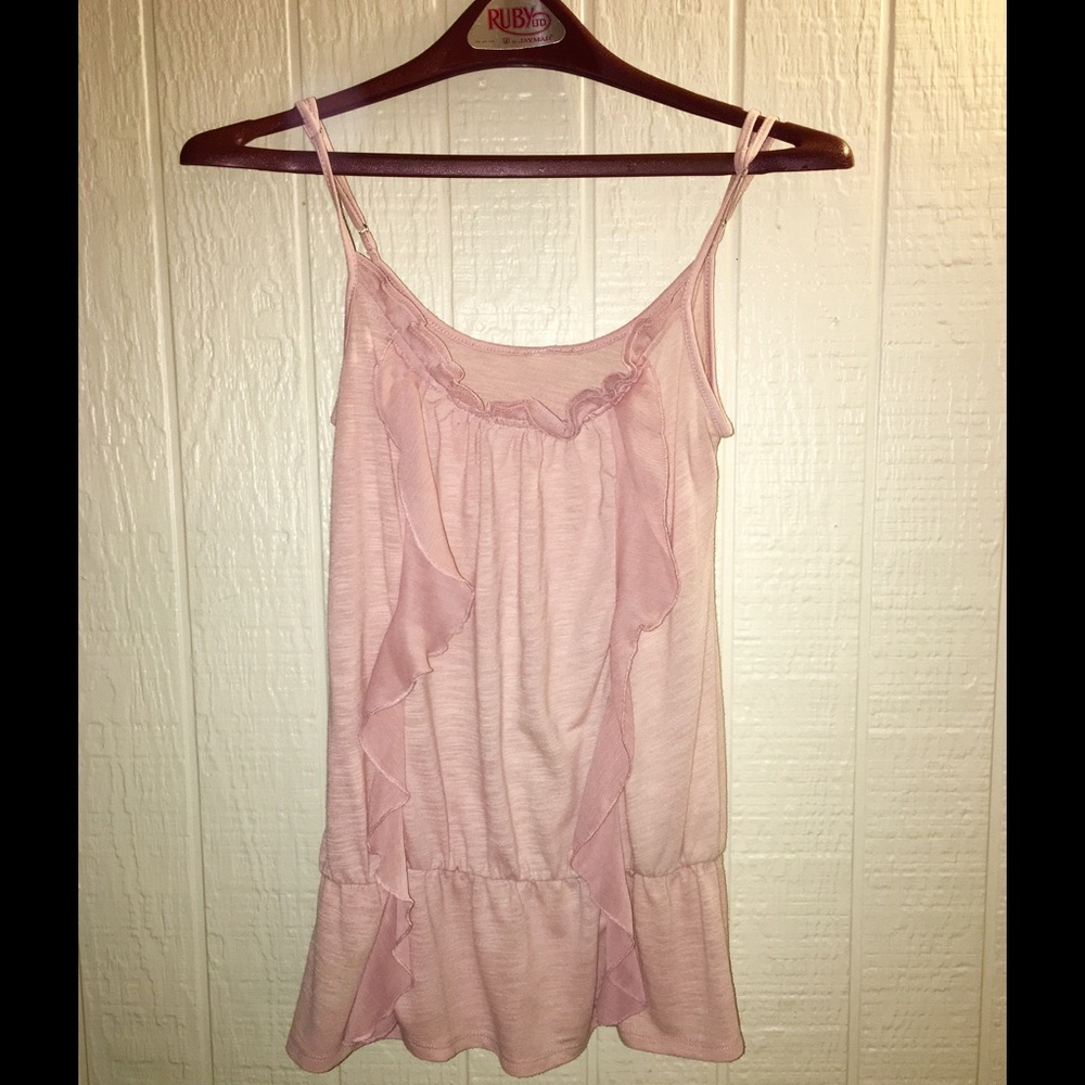 Pink Sheer Cami