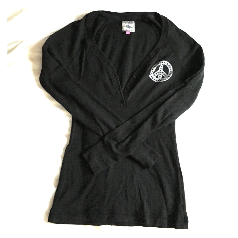 Victoria Secret thermal top in black, size small