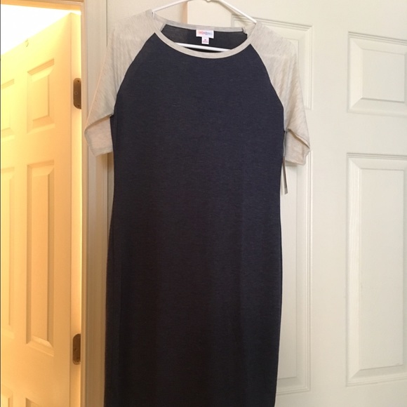 NWT Julia from LuLaRoe. Heather blue and cream. M - Picture 3 of 4