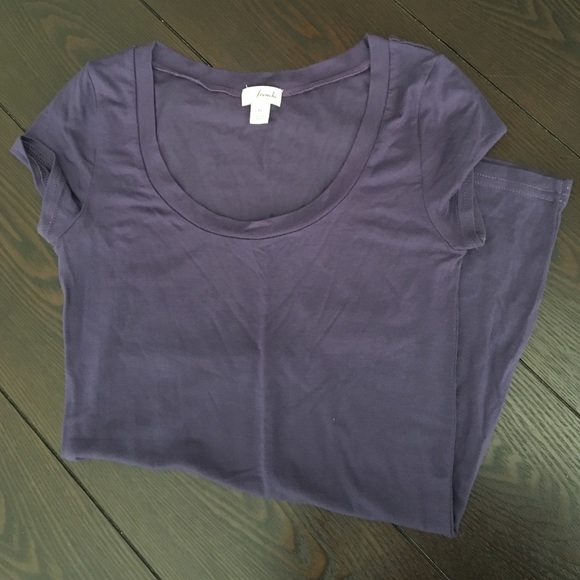 Frenchi Tops - Purple T-Shirt
