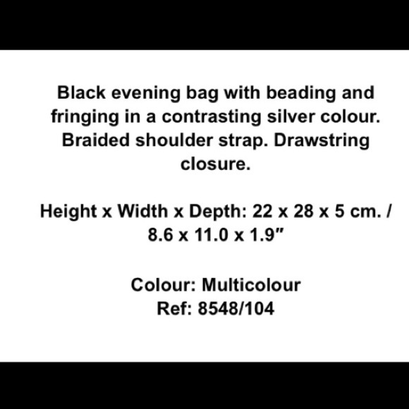 ZARA BEADED FRINGE BUCKET BAG BRAND NEW - Picture 8 of 8