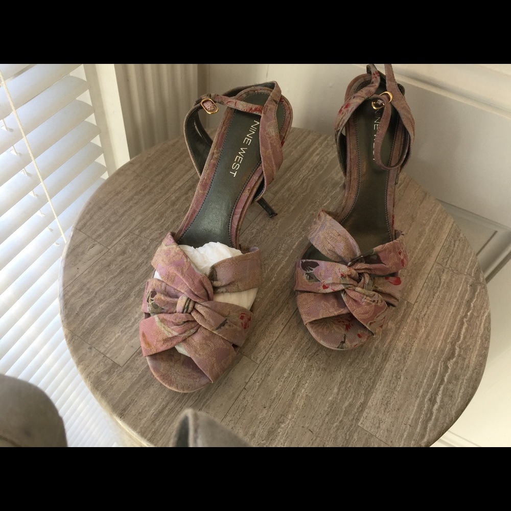 Nine West sandals.