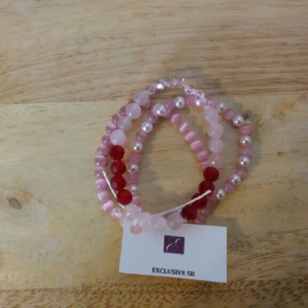 The Lillian
Handcrafted 
Stack bracelets