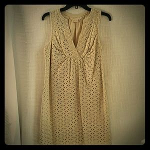 Gold knee length Michael Kors dress