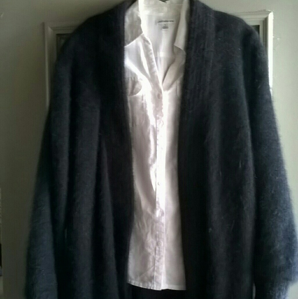 Knee length women's cashmere style dressy coat