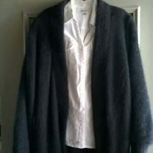 Knee length women's cashmere style dressy coat