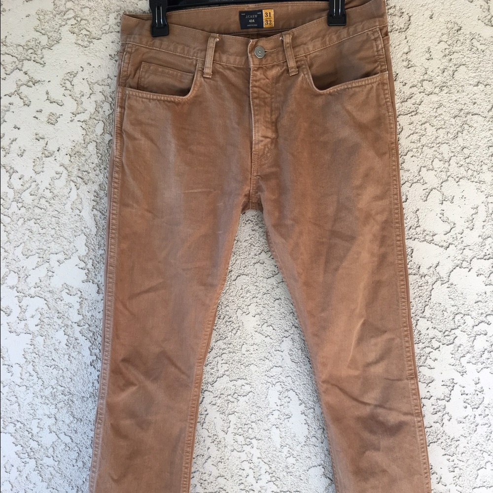 J Crew Mens Jeans 484 Pants Brown 31 x 32