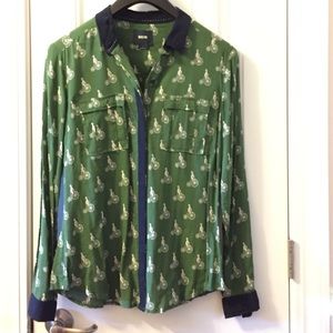 Anthropologie Maeve Buttondown