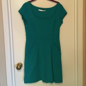 Soft Green Summer Dress with pockets, size 6