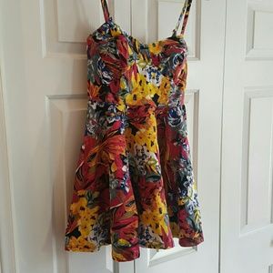 Stretchy floral sundress
