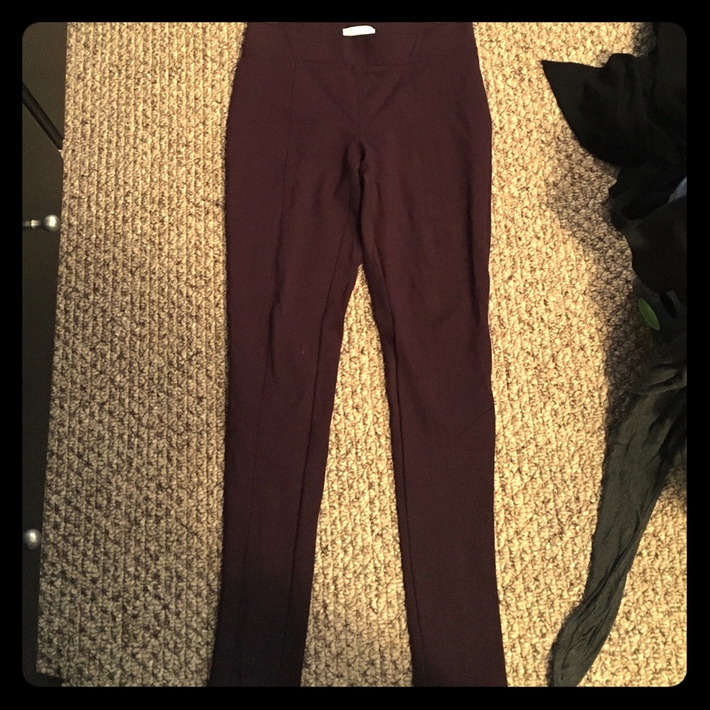 Cache maroon leggings! Never worn