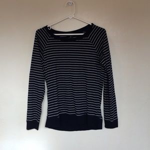 Lightly worn striped sweater