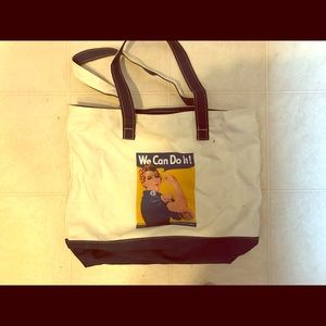 Rosie the Riveter tote