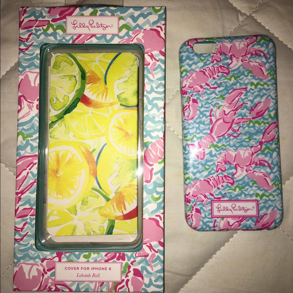 Lilly Pulitzer iPhone 6/6s case in Lobstah Roll