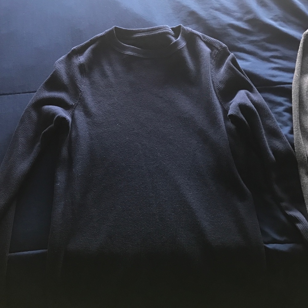 Urban Outfitters long sleeve navy thermal