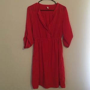 Silky dress with POCKETS