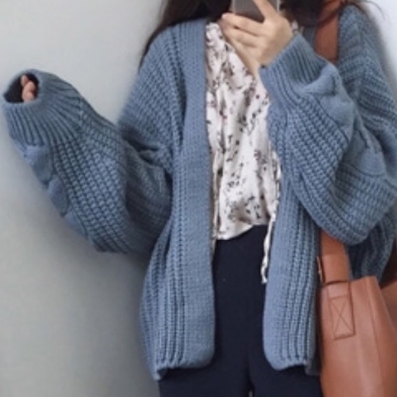 💞50% OFF!!!!! 💞pattern sweater cardigan💙💚💙💚 - Picture 3 of 6