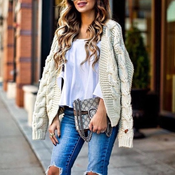 💞50% OFF!!!!! 💞pattern sweater cardigan💙💚💙💚 - Picture 5 of 6