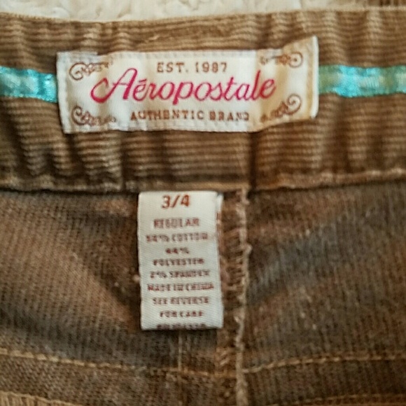 AEROPOSTALE CORDUROY JEANS - Picture 3 of 3